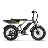 JASION RetroVolt Electric Bike - Motor 500W Battery 48V12.5AH 20 Inch Wheels Mechanical Disc Brakes - Green